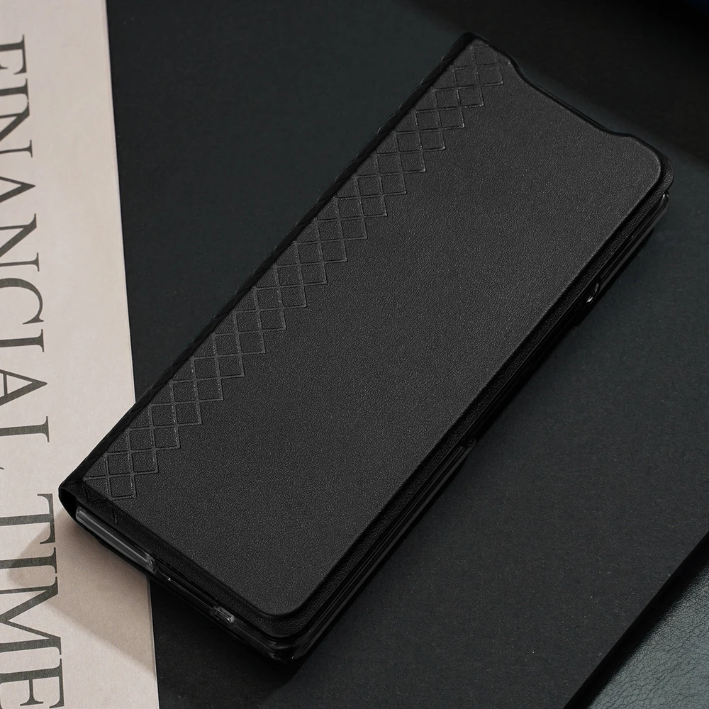 Dėklas Dux Ducis Brill na Samsung Galaxy Z Fold7 su zamknięciem magnetycznym - juodos spalvos