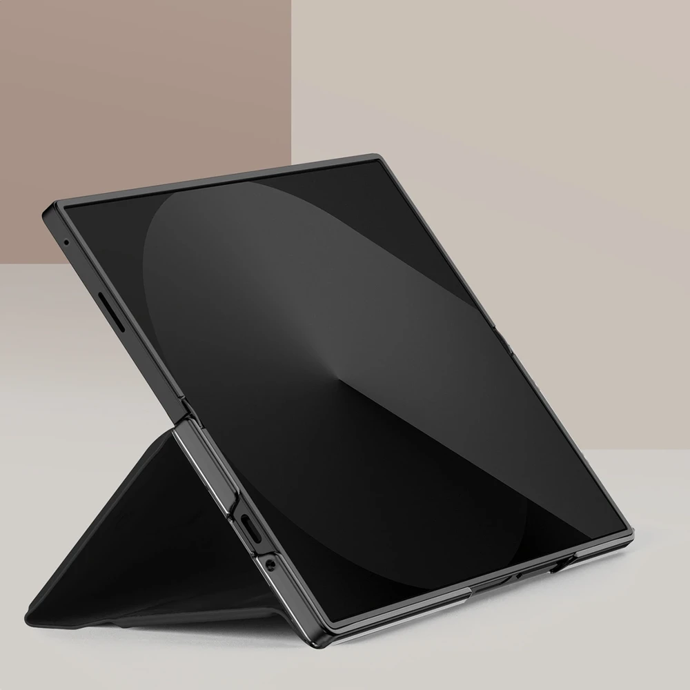 Dėklas Dux Ducis Brill na Samsung Galaxy Z Fold7 su zamknięciem magnetycznym - juodos spalvos