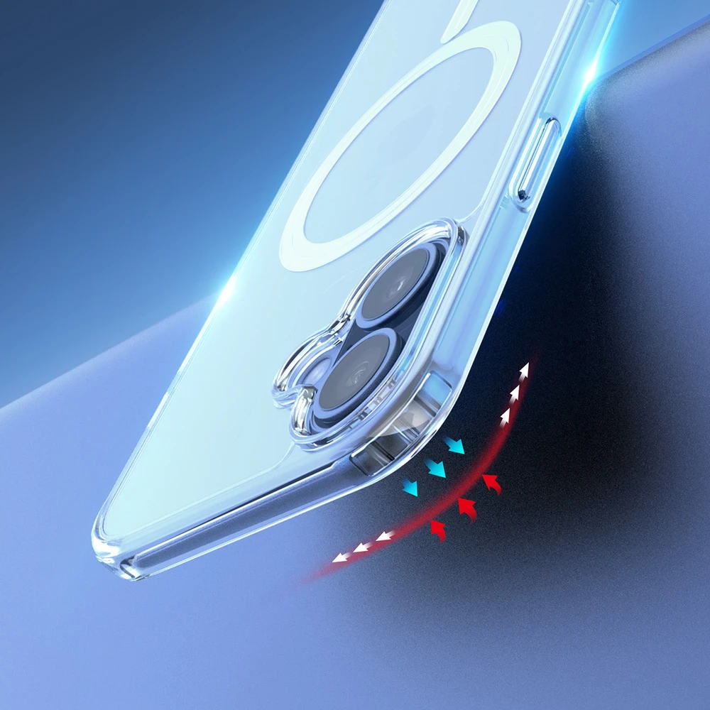 Dux Ducis Clin Mag MagSafe Apple iPhone 16 Plus - dėklas telefonui skaidrus