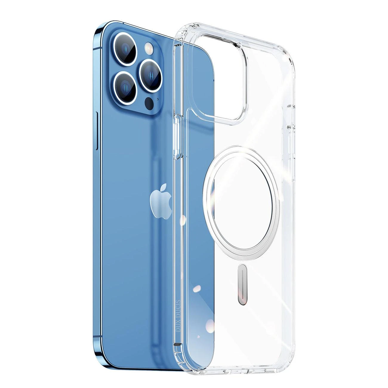 Dux Ducis Clin dėklas suderinamas su MagSafe, skirtas iPhone 12 Pro / iPhone 12, skaidrus