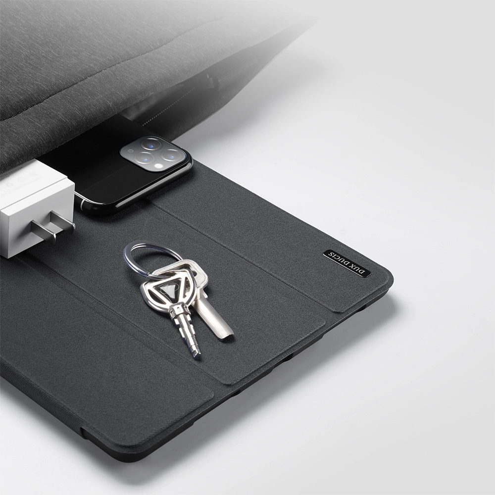 Dėklas Dux Ducis Domo Apple iPad Air 4/5/6/7/M4 2020/2022/2024/2025/2026 10.9/11 juodas
