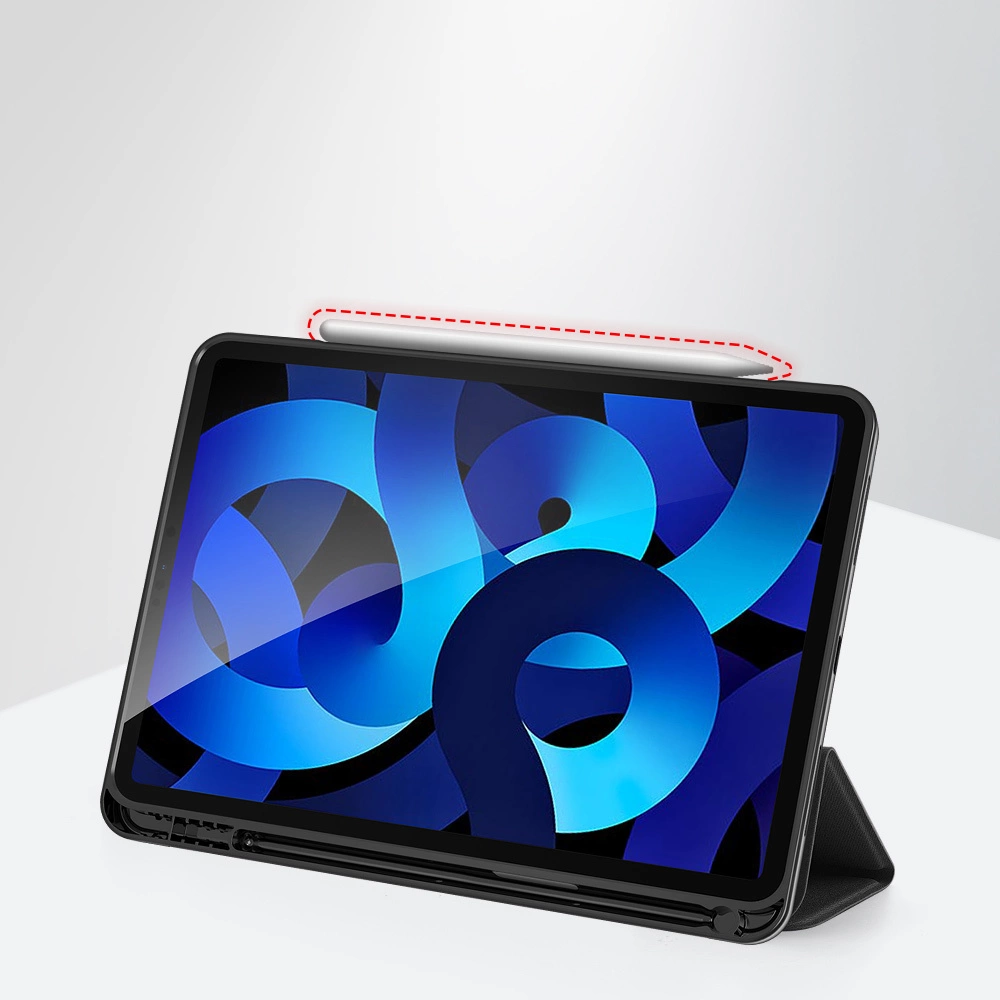 Dėklas Dux Ducis Domo Apple iPad Air 4/5/6/7/M4 2020/2022/2024/2025/2026 10.9/11 juodas
