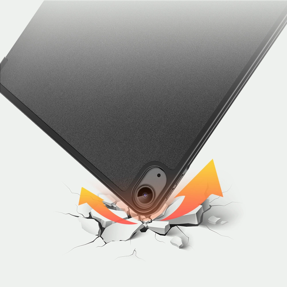 Dėklas Dux Ducis Domo Apple iPad Air 4/5/6/7/M4 2020/2022/2024/2025/2026 10.9/11 juodas