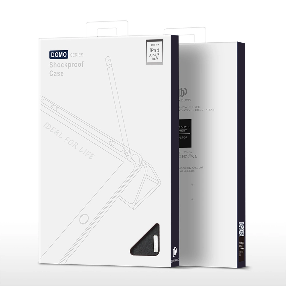 Dėklas Dux Ducis Domo Apple iPad Air 4/5/6/7/M4 2020/2022/2024/2025/2026 10.9/11 juodas