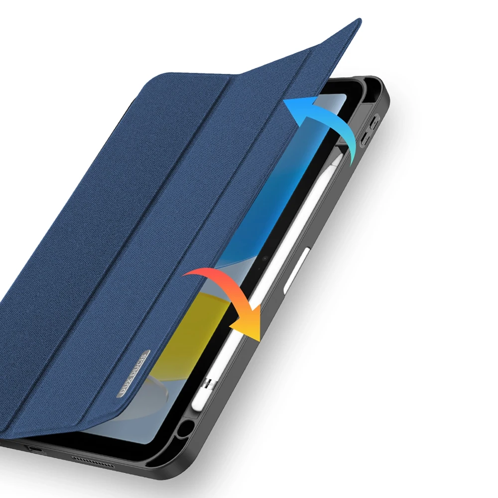 Dėklas Dux Ducis Domo Apple iPad 10.9 2022 tamsiai mėlynas