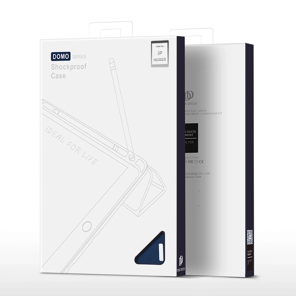 Dėklas Dux Ducis Domo Apple iPad 10.9 2022 tamsiai mėlynas