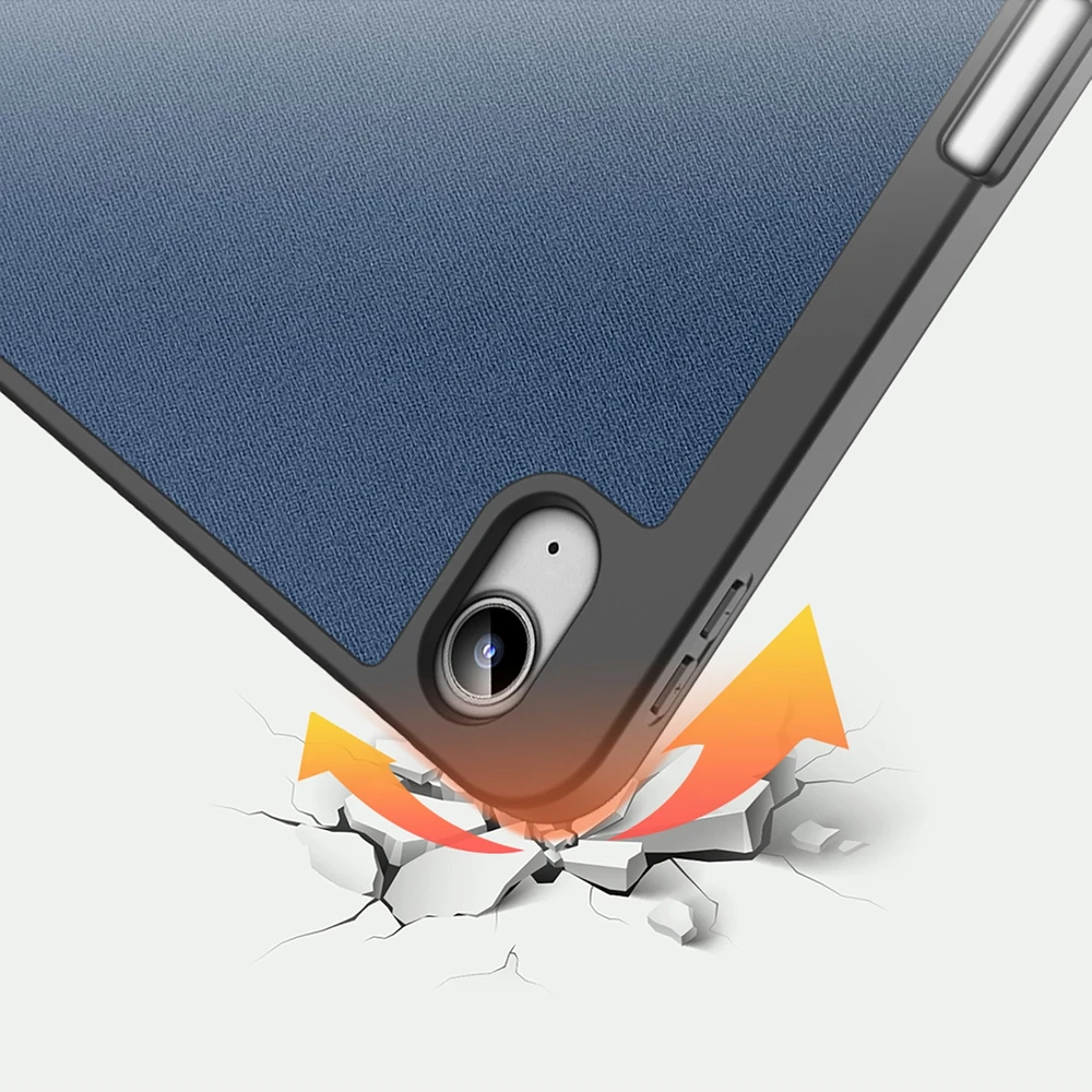 Dėklas Dux Ducis Domo Apple iPad 10.9 2022 tamsiai mėlynas