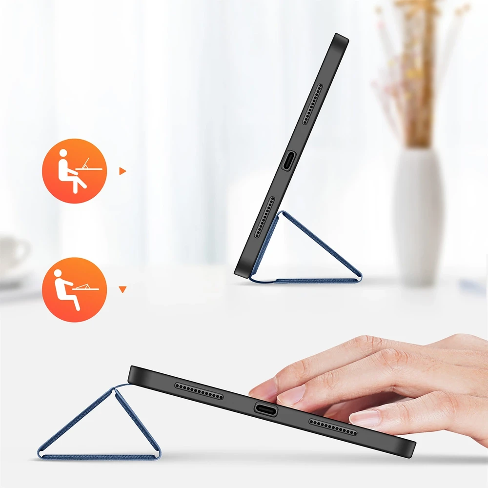 Dux Ducis Domo with flap and smart sleep for Xiaomi Pad 6 / 6 Pro – dėklas planšetiniam kompiuteriui mėlynos spalvos