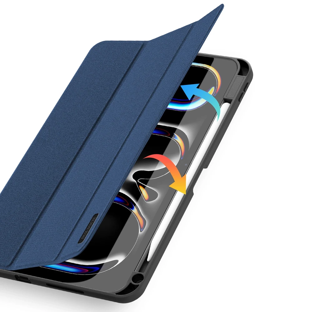 Dux Ducis Domo with flap and smart sleep for Xiaomi Pad 6 / 6 Pro – dėklas planšetiniam kompiuteriui mėlynos spalvos