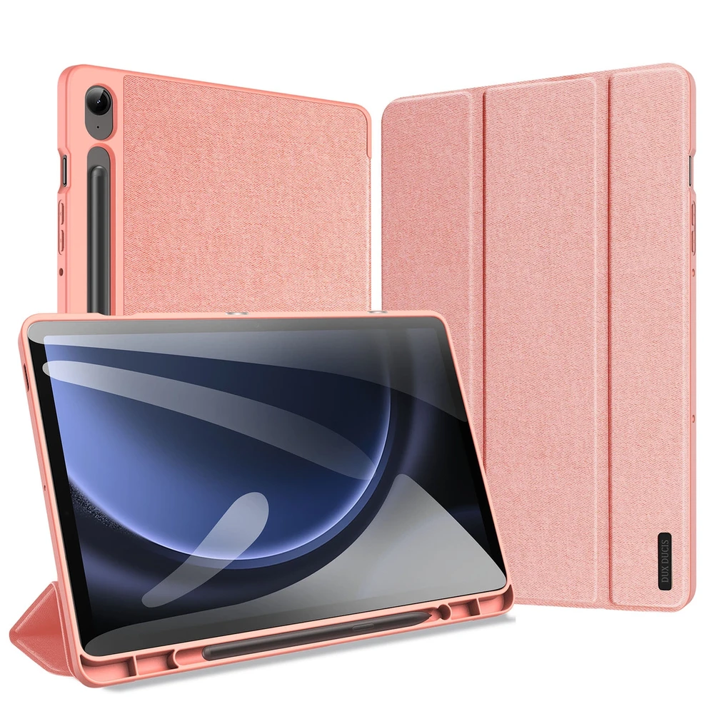 Dėklas Dux Ducis Domo Samsung X610/X616 Tab S9 FE Plus rožinis