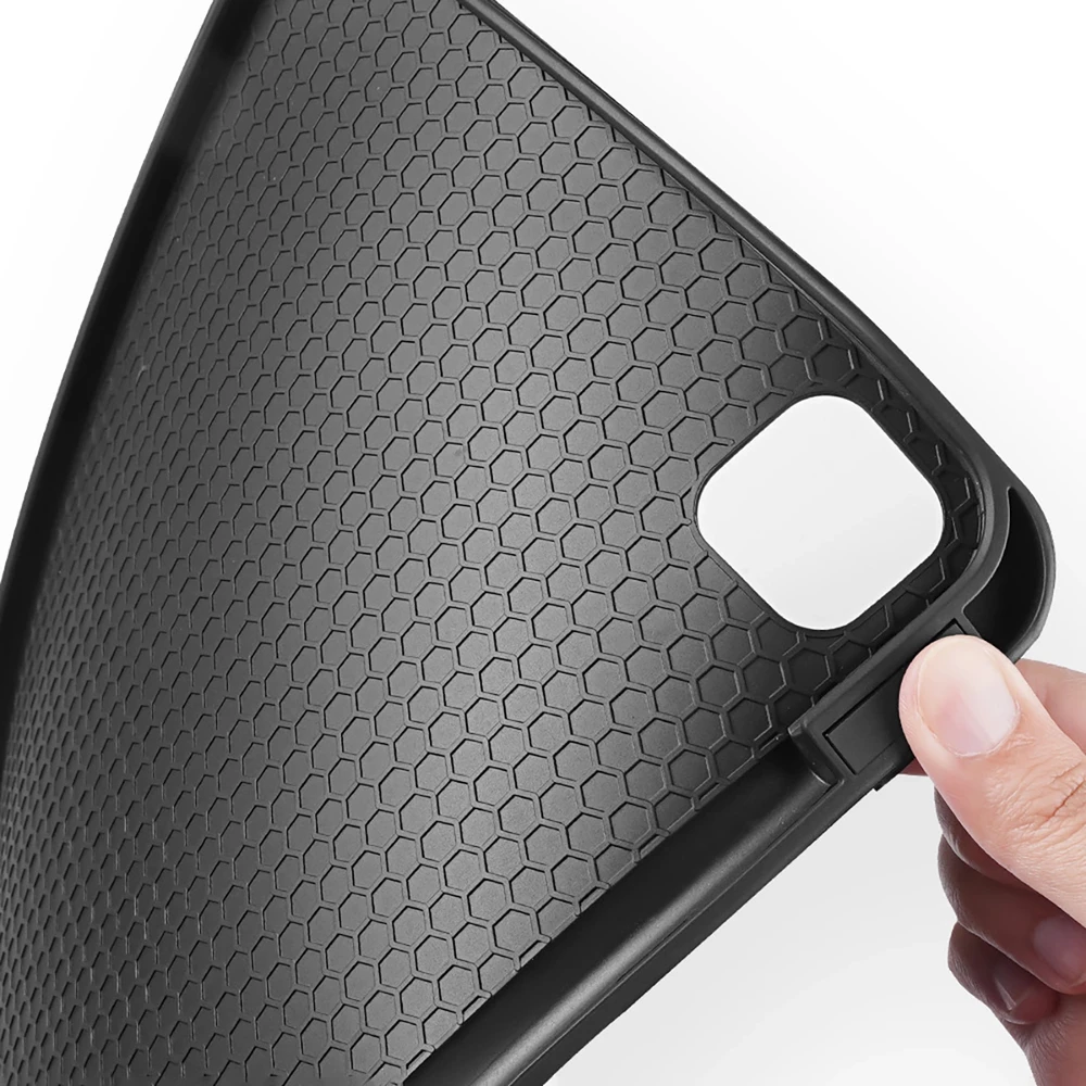DUX DUCIS dėklas DOMO sulenkiamas su pieštuko laikikliu skirtas Apple iPad Pro 11 (2024) juodos spalvos