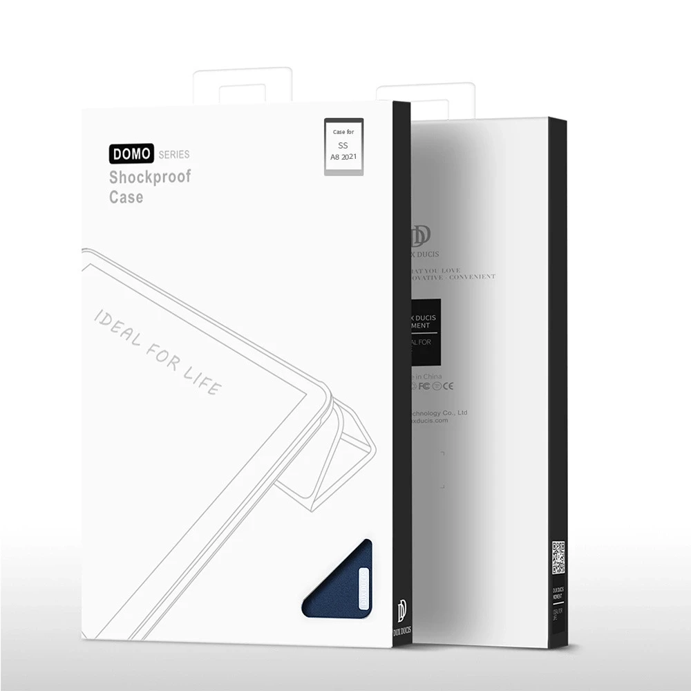 Dėklas Dux Ducis Domo Samsung X200/X205 Tab A8 10.5 2021 juodas