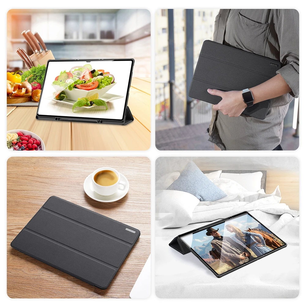 Dėklas Dux Ducis Domo Samsung X920 Tab S10 Ultra juodas