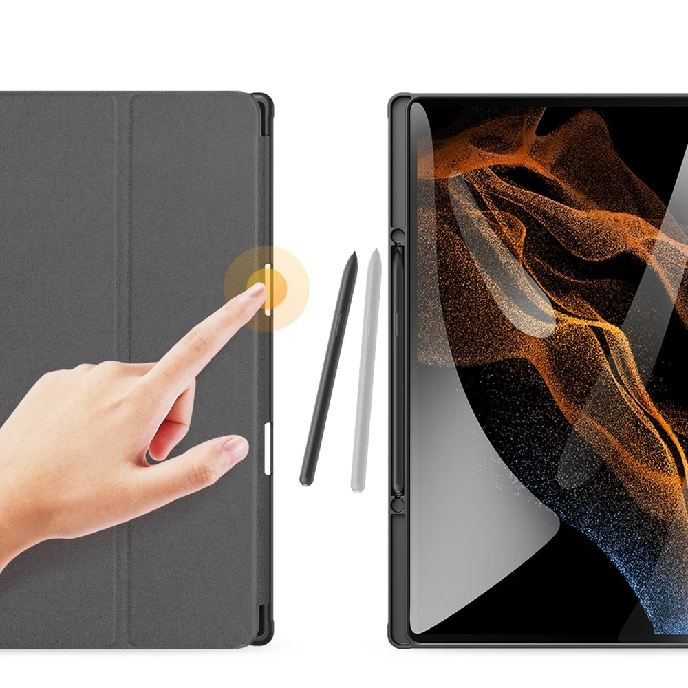 Dėklas Dux Ducis Domo Samsung X920 Tab S10 Ultra juodas