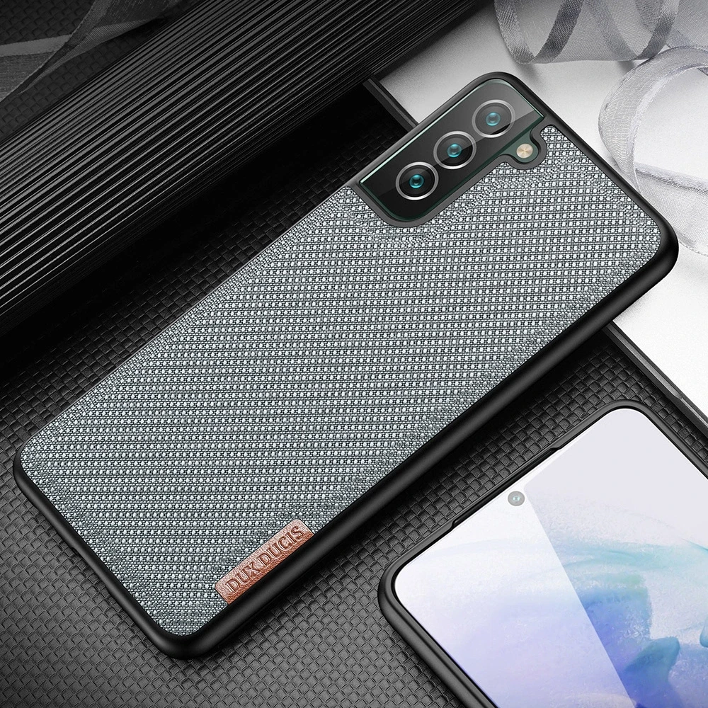 Dux Ducis Fino is made of nylon material Samsung Galaxy S22 + (S22 Plus) dėklas telefonui mėlynos spalvos