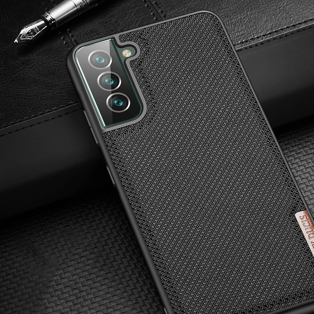 Dux Ducis Fino is made of nylon material Samsung Galaxy S22 + (S22 Plus) dėklas telefonui mėlynos spalvos