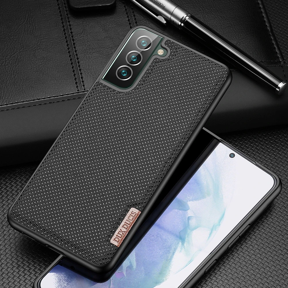 Dux Ducis Fino is made of nylon material Samsung Galaxy S22 + (S22 Plus) dėklas telefonui mėlynos spalvos
