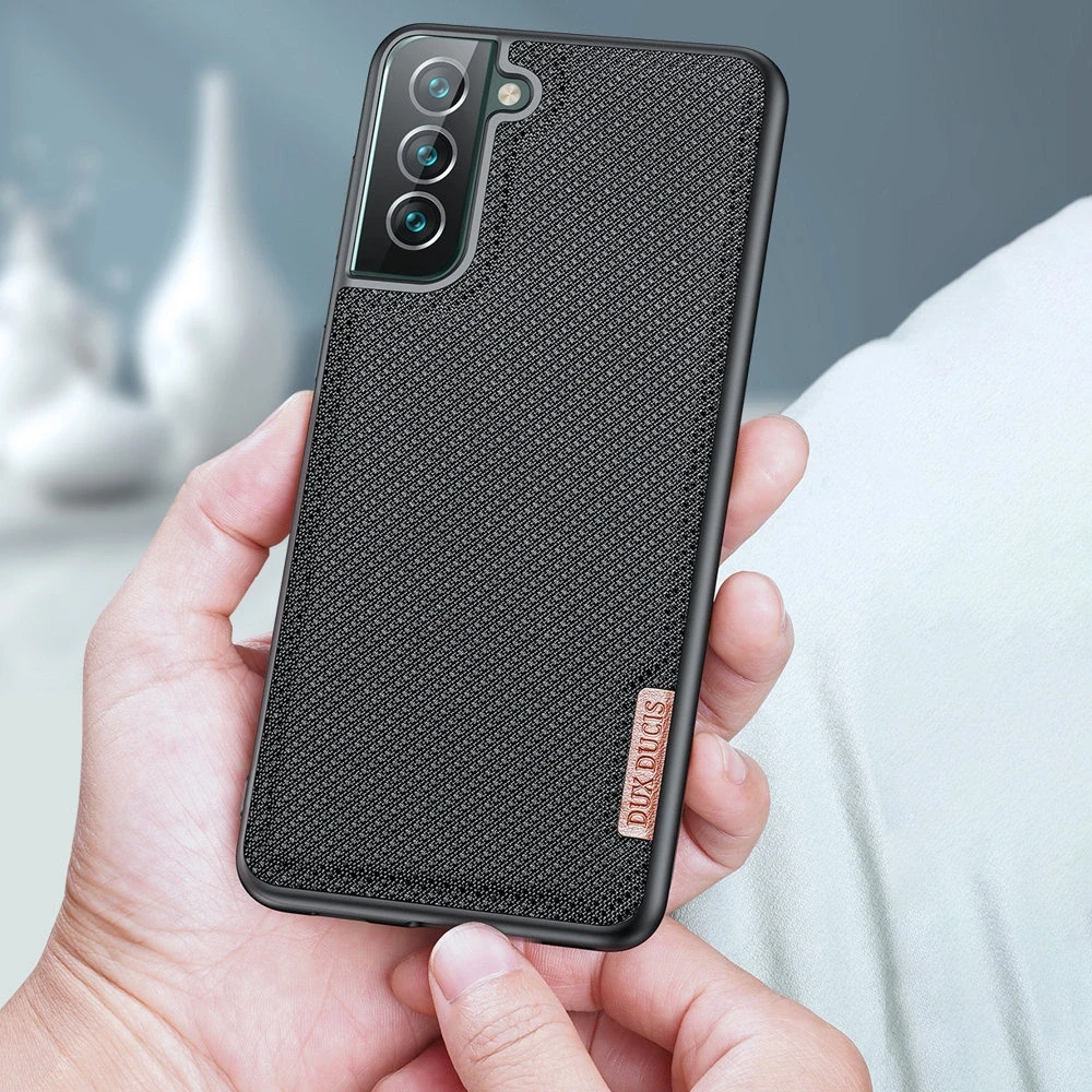 Dux Ducis Fino is made of nylon material Samsung Galaxy S22 + (S22 Plus) dėklas telefonui mėlynos spalvos