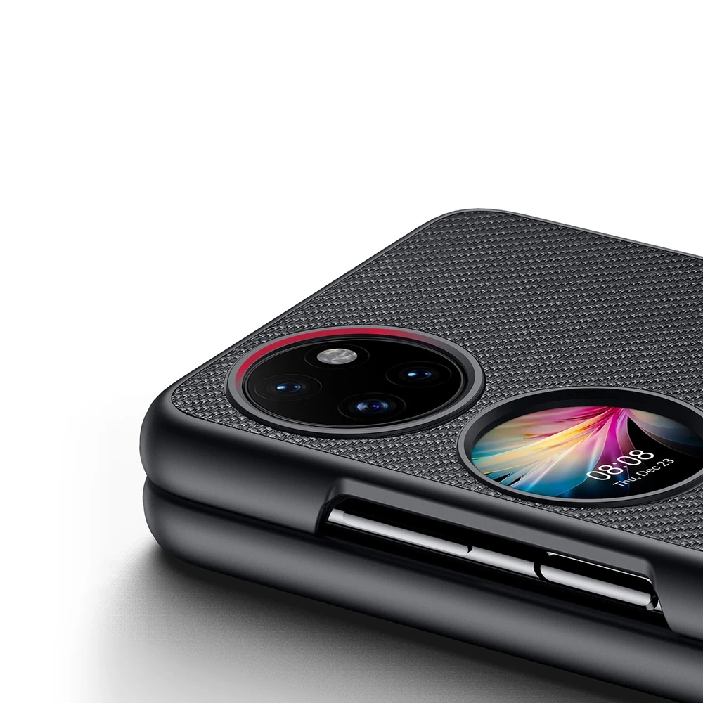 Dux Ducis Fino dėklas skirtas Huawei P50 Pocket, juodas