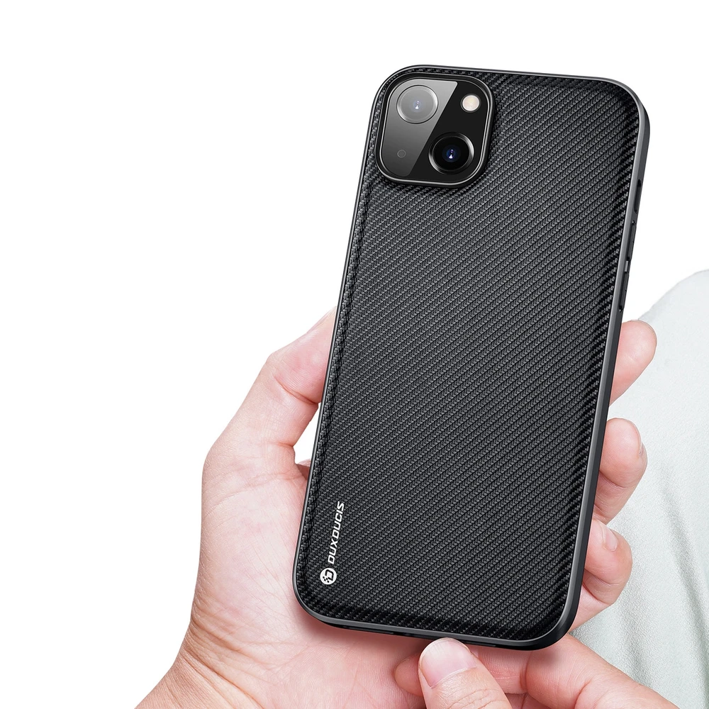 Dux Ducis Fino dėklas skirtas iPhone 14 Plus, juodas