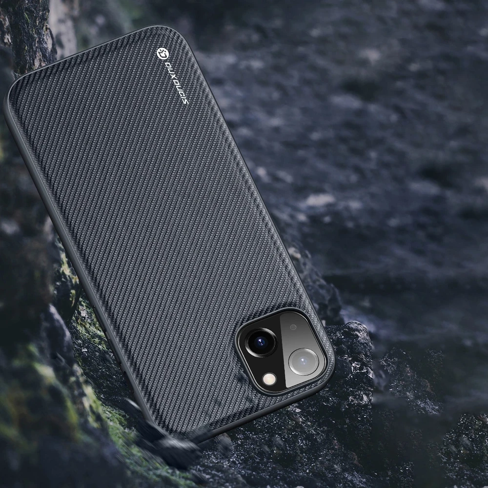 Dux Ducis Fino dėklas skirtas iPhone 14 Plus, juodas