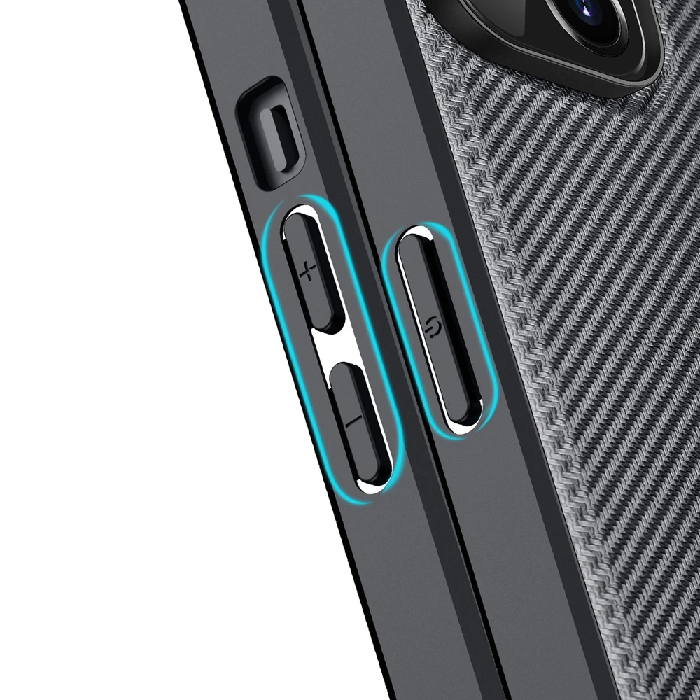 Dux Ducis Fino dėklas skirtas iPhone 14 Plus, juodas