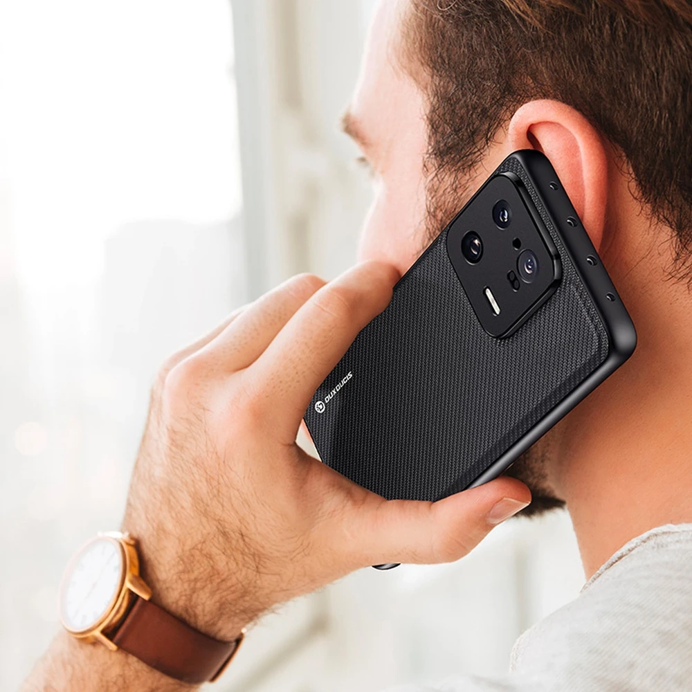 Dux Ducis Fino Xiaomi 13 Pro with silikoninis frame dėklas telefonui pilkos spalvos