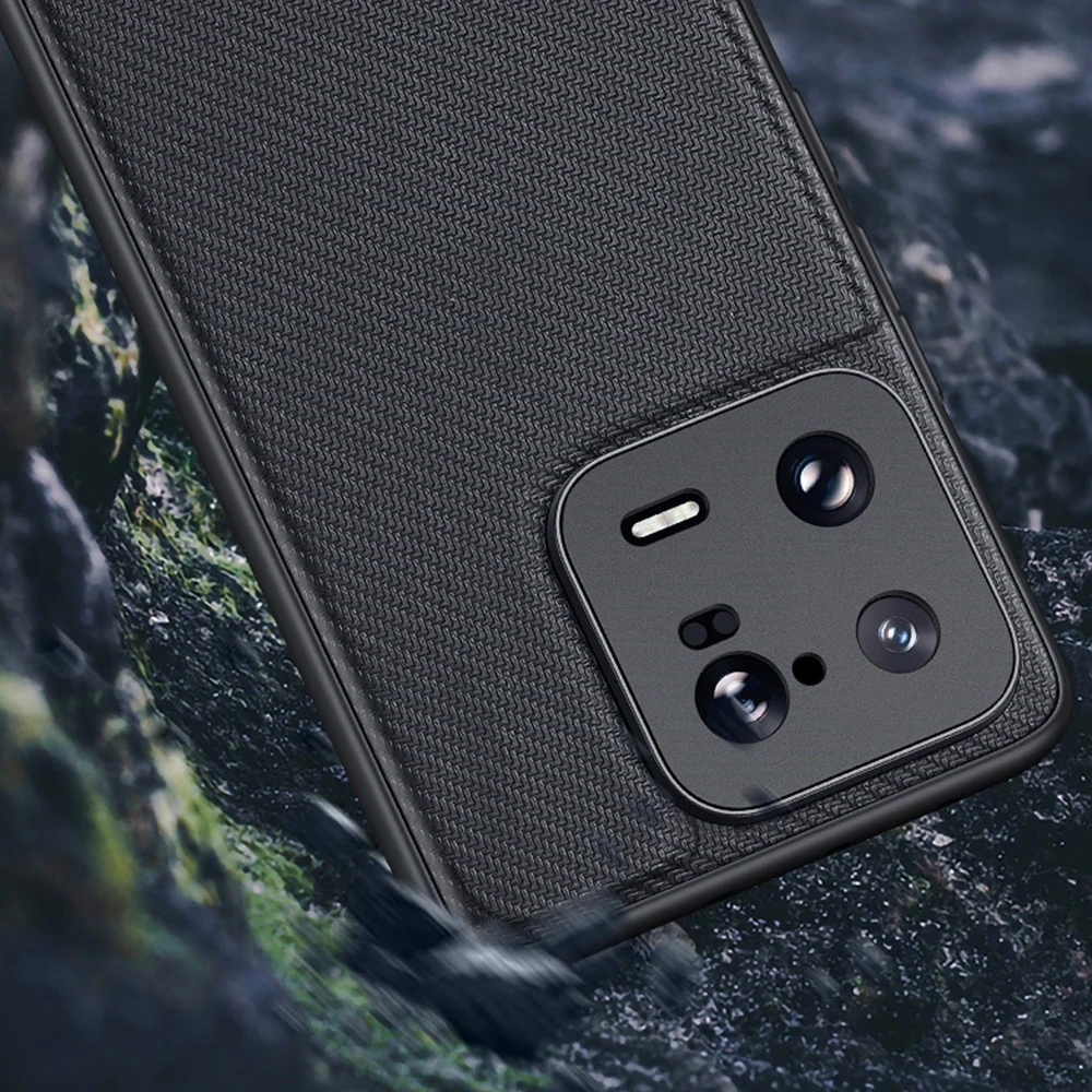 Dux Ducis Fino Xiaomi 13 Pro with silikoninis frame dėklas telefonui pilkos spalvos