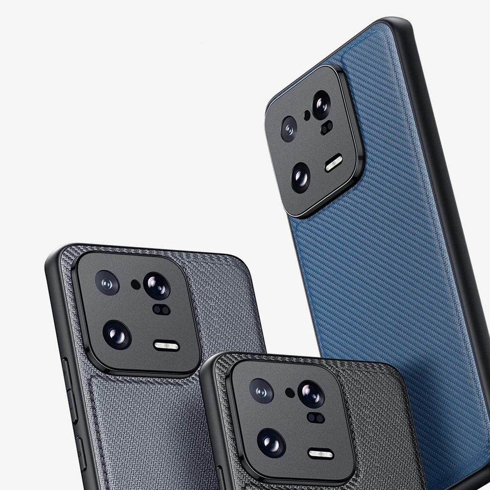 Dux Ducis Fino Xiaomi 13 Pro with silikoninis frame dėklas telefonui pilkos spalvos