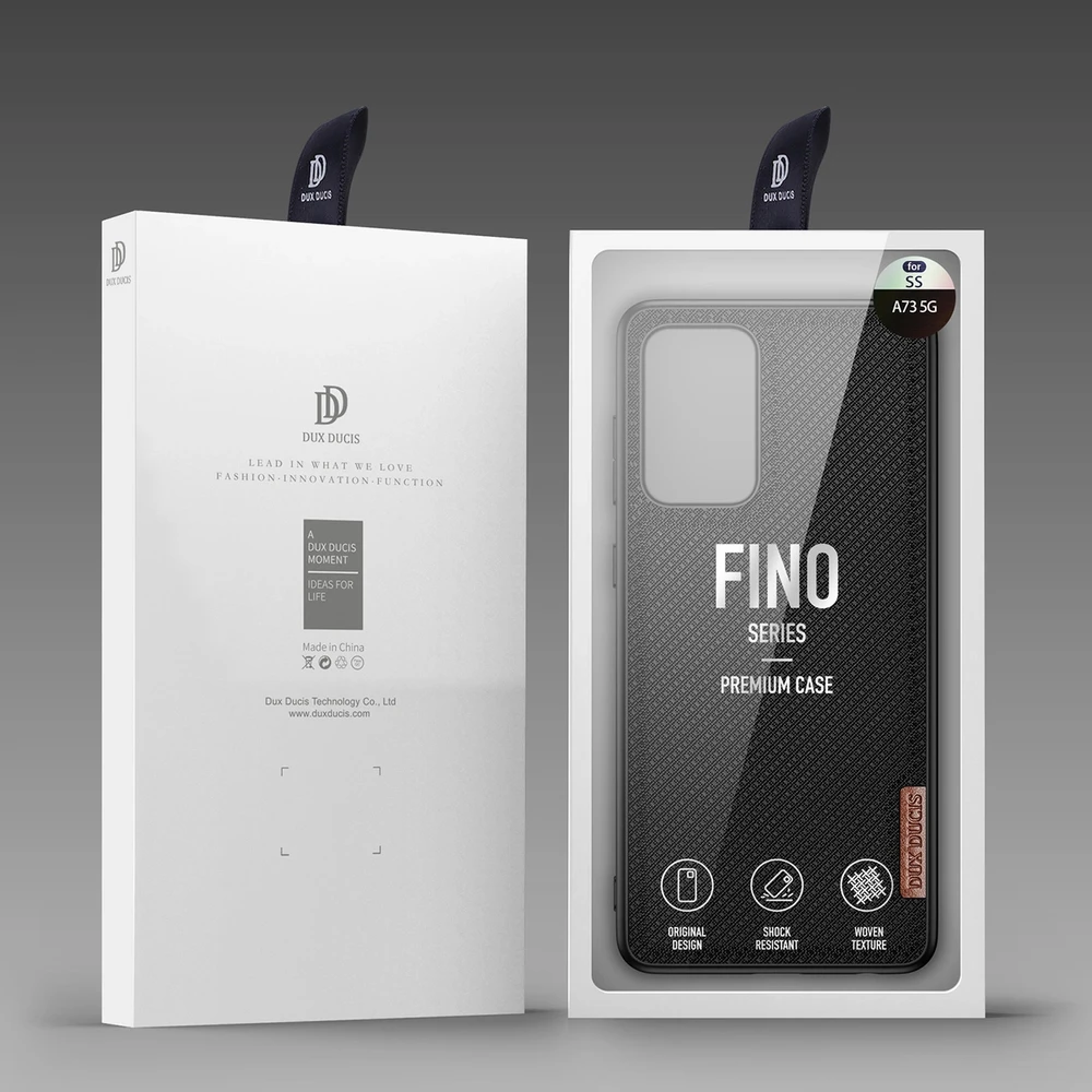 Dux Ducis Fino dėklas skirtas Samsung Galaxy A73, juodas