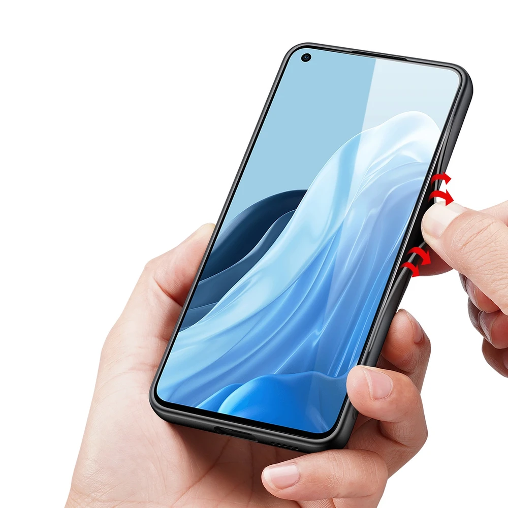 Dux Ducis Fino dėklas skirtas Oppo Reno7 Pro 5G, juodas