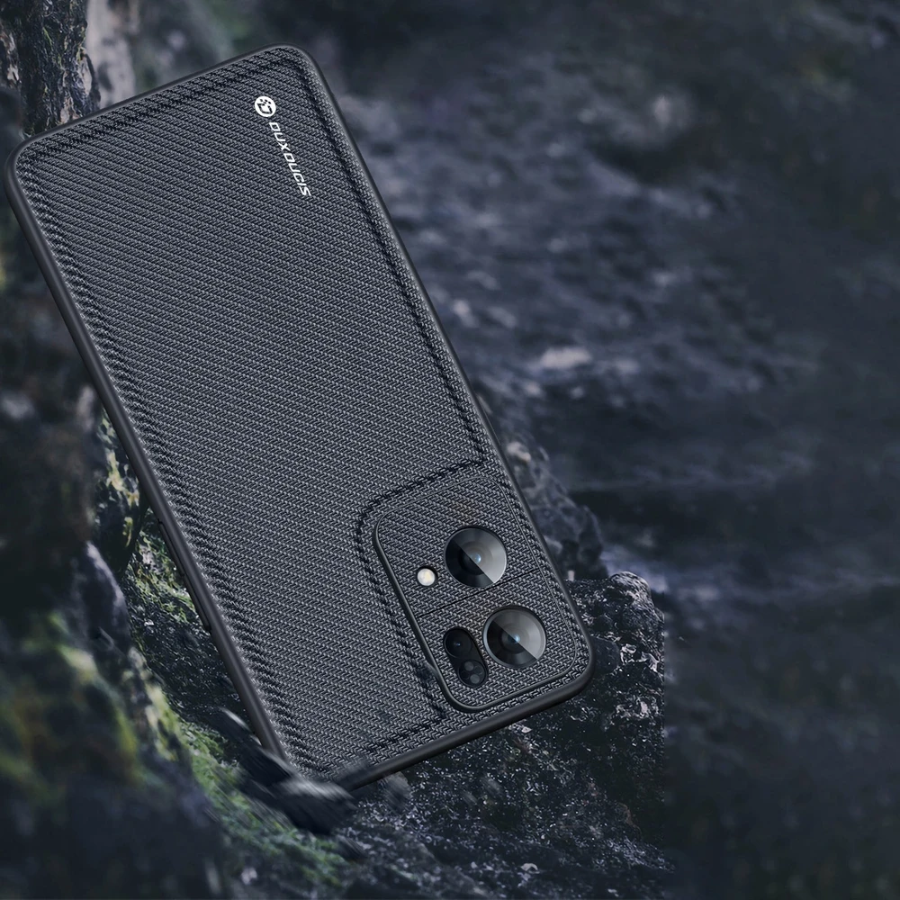 Dux Ducis Fino dėklas skirtas Oppo Reno7 Pro 5G, juodas