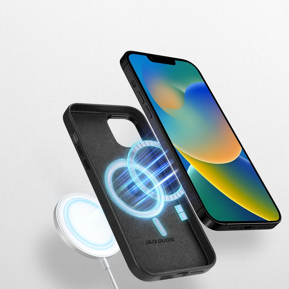 Dux Ducis Grit dėklas skirtas Apple iPhone 14 Plus, juodas