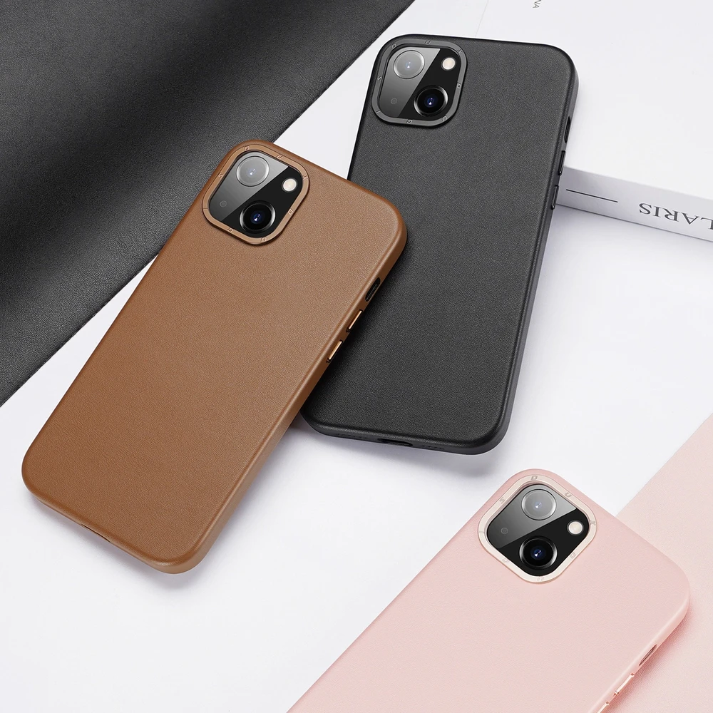 Dux Ducis Grit dėklas skirtas Apple iPhone 14 Plus, rudas