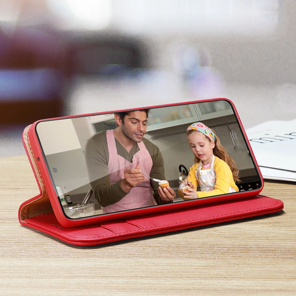 Dux Ducis Hivo atverčiamas dėklas skirtas Samsung Galaxy S22 + (S22 Plus), mėlynas
