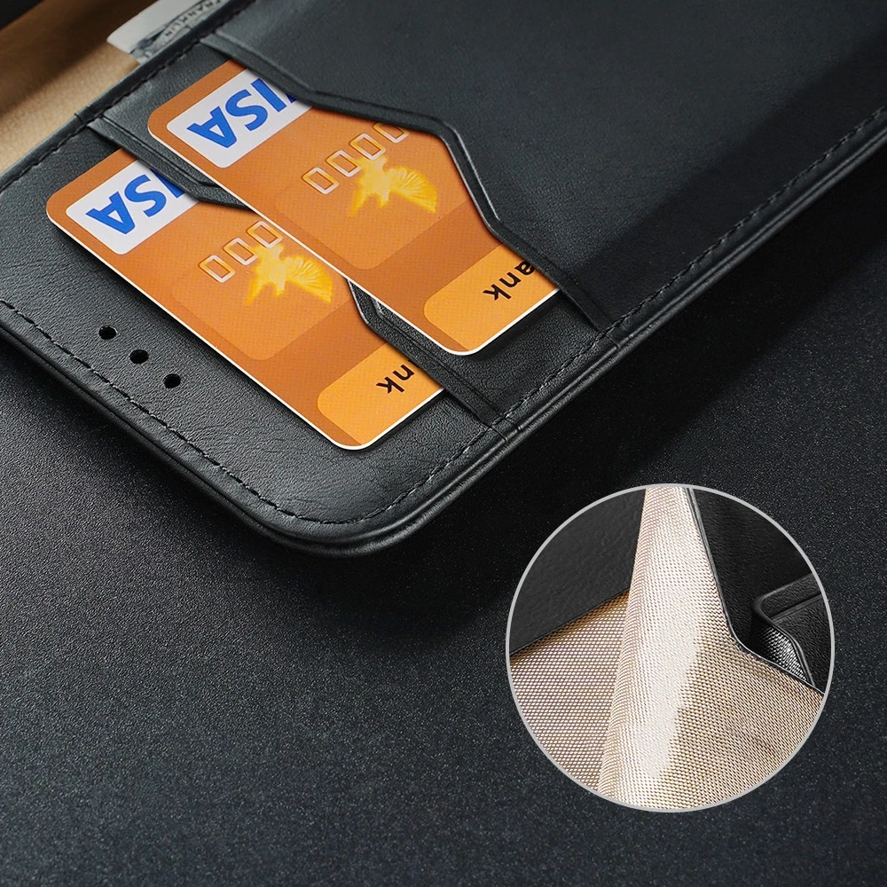 Dux Ducis Hivo atverčiamas dėklas skirtas Samsung Galaxy S22 + (S22 Plus), mėlynas