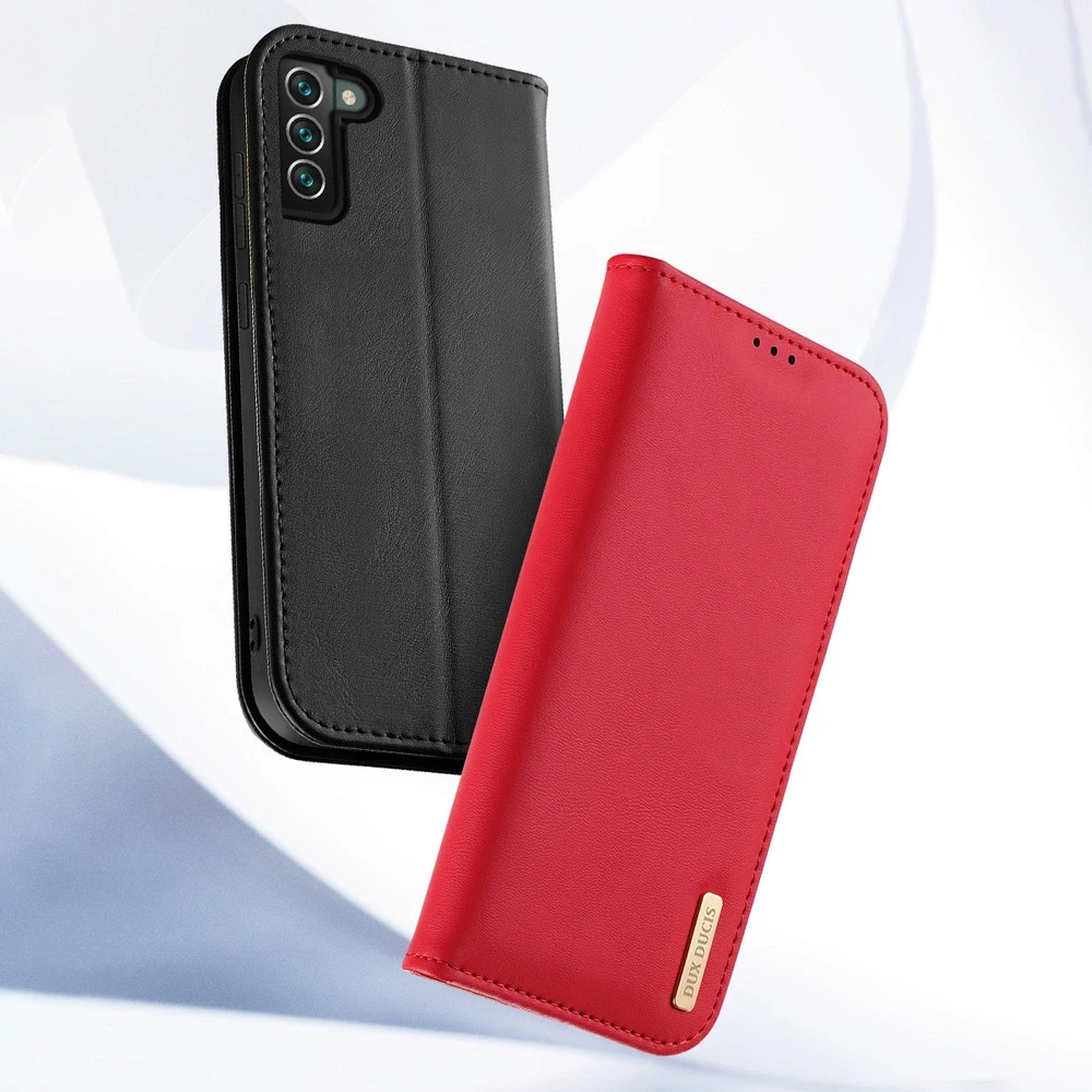 Dux Ducis Hivo atverčiamas dėklas skirtas Samsung Galaxy S22 + (S22 Plus), mėlynas