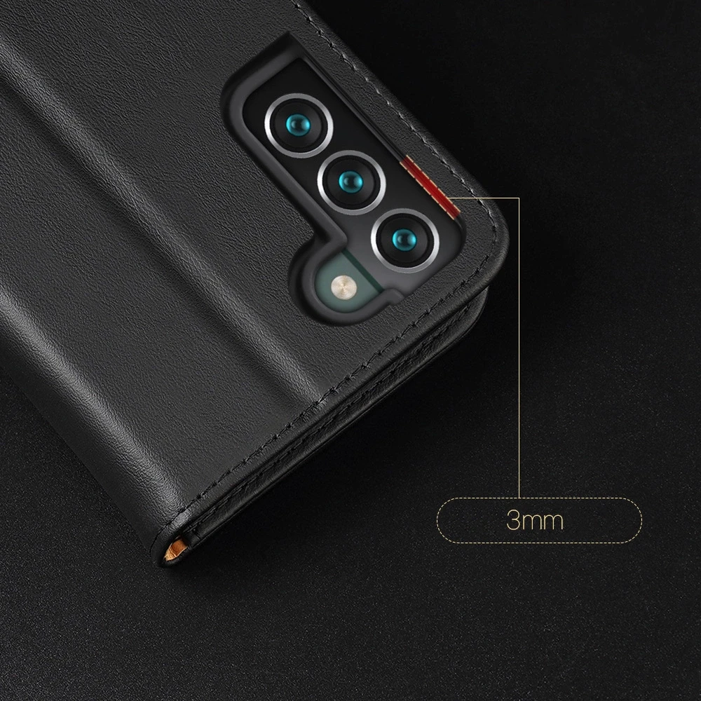 Dux Ducis Hivo atverčiamas dėklas skirtas Samsung Galaxy S22 + (S22 Plus), mėlynas