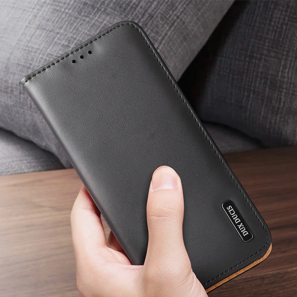 Dux Ducis Hivo dėklas skirtas Samsung Galaxy S23+, rudas
