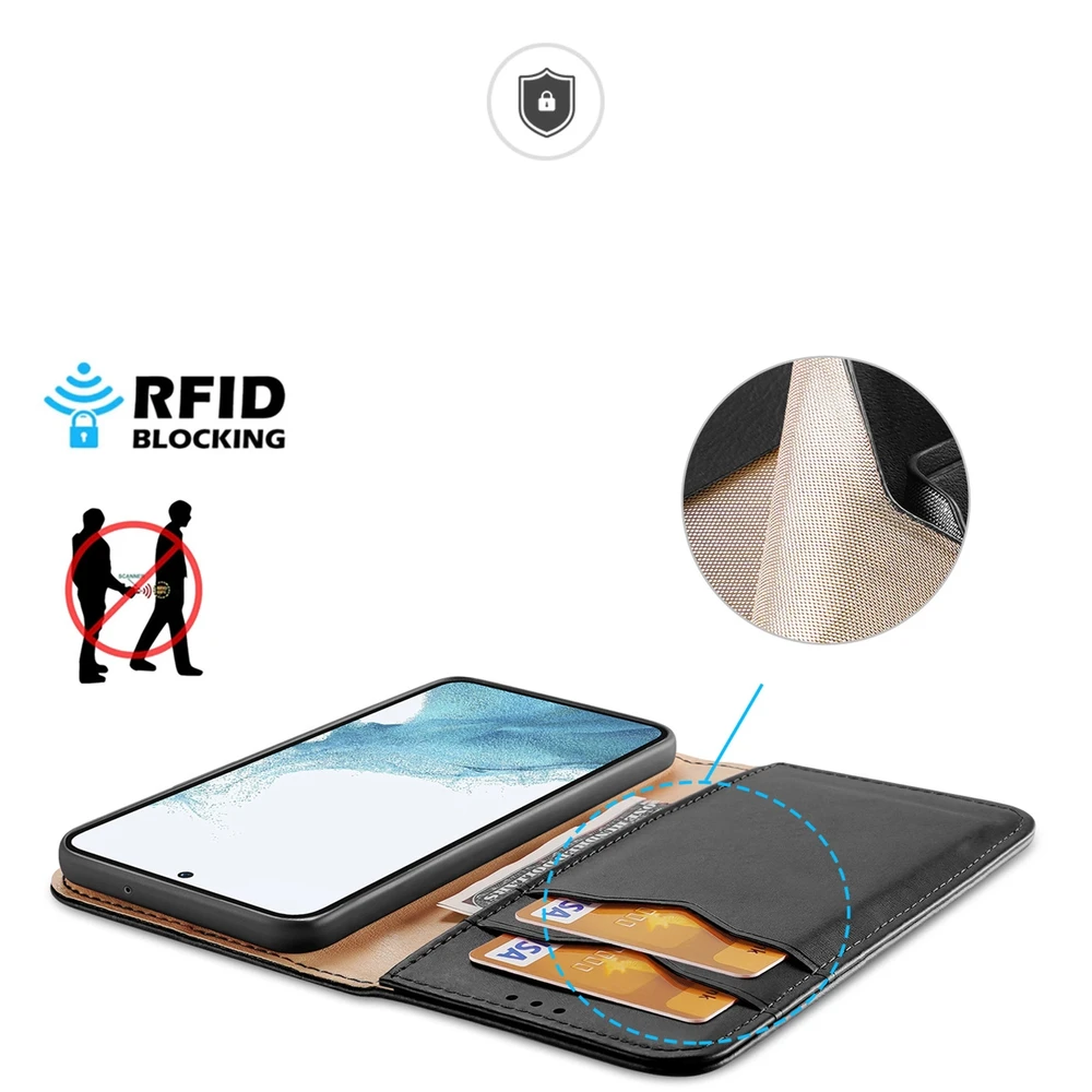 Dux Ducis Hivo dėklas skirtas Samsung Galaxy S23+, juodas