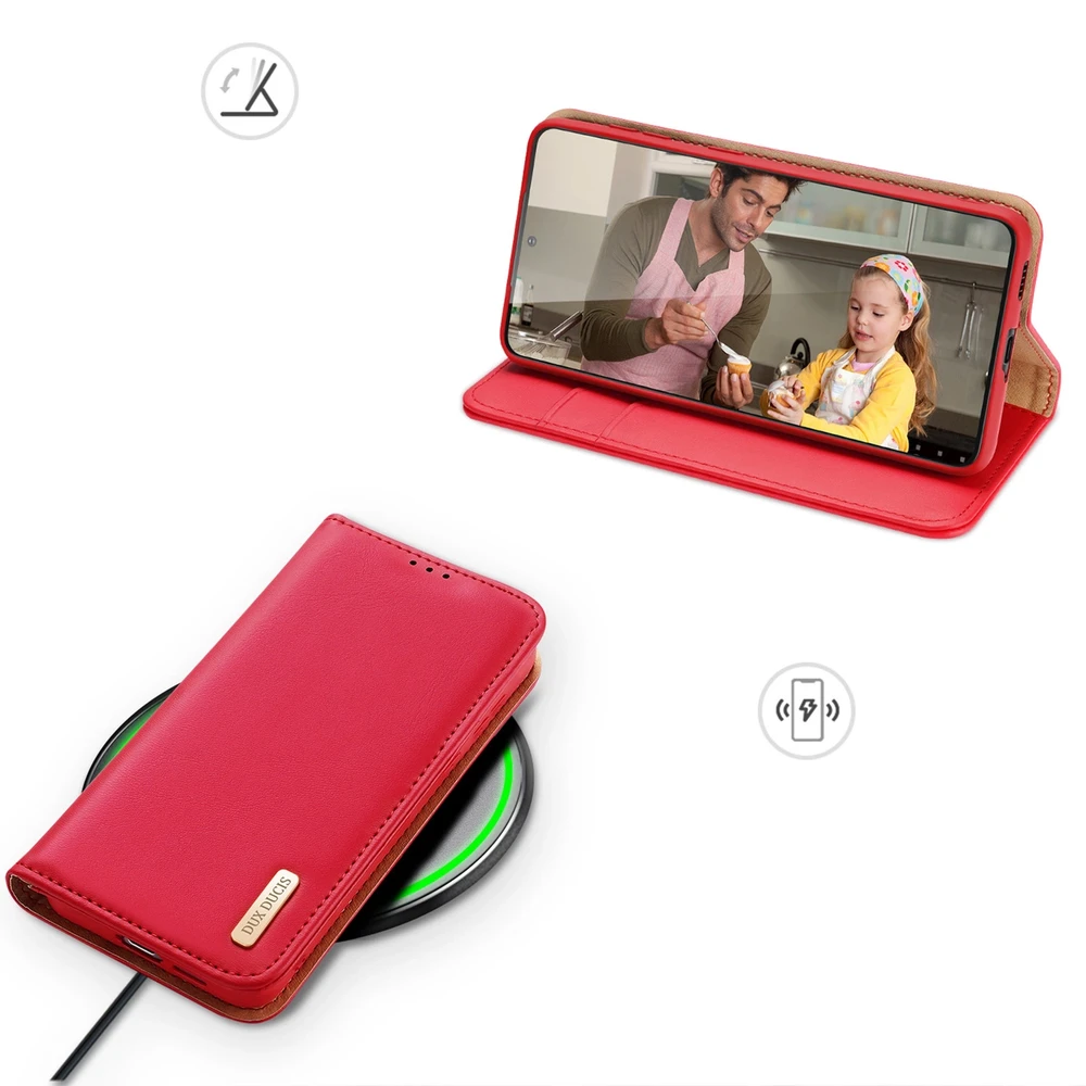 Dux Ducis Hivo dėklas skirtas Samsung Galaxy S23+, raudonas