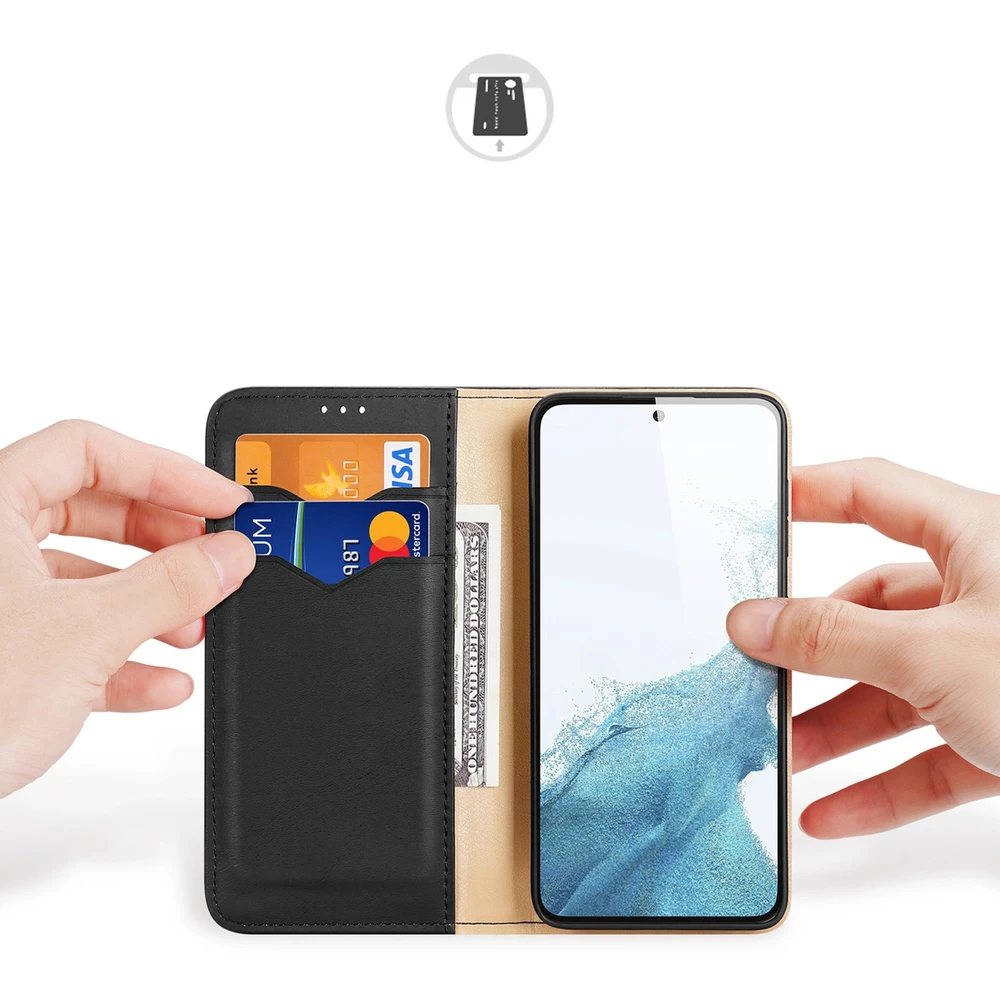 Dux Ducis Hivo dėklas skirtas Samsung Galaxy S23+, juodas