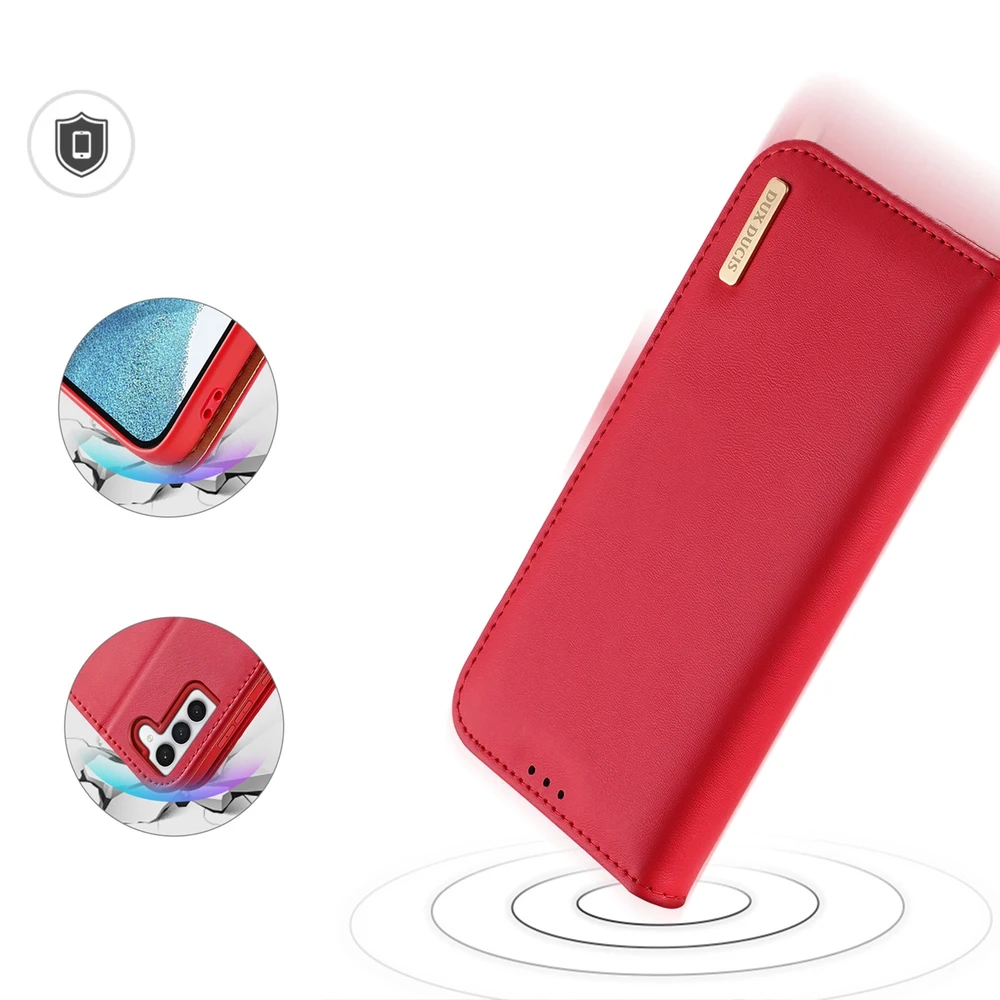 Dux Ducis Hivo dėklas skirtas Samsung Galaxy S23+, raudonas