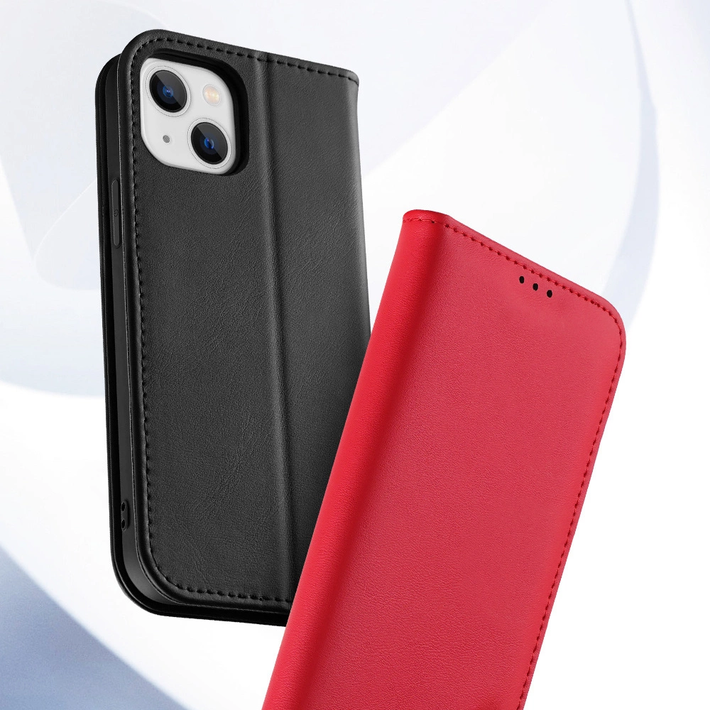 Dux Ducis Hivo Apple iPhone 15 Plus wallet RFID blocking - dėklas telefonui rudos spalvos