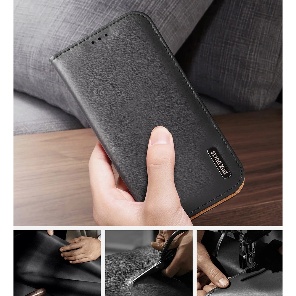 Dux Ducis Hivo dėklas skirtas iPhone 14 Pro Max, rudas