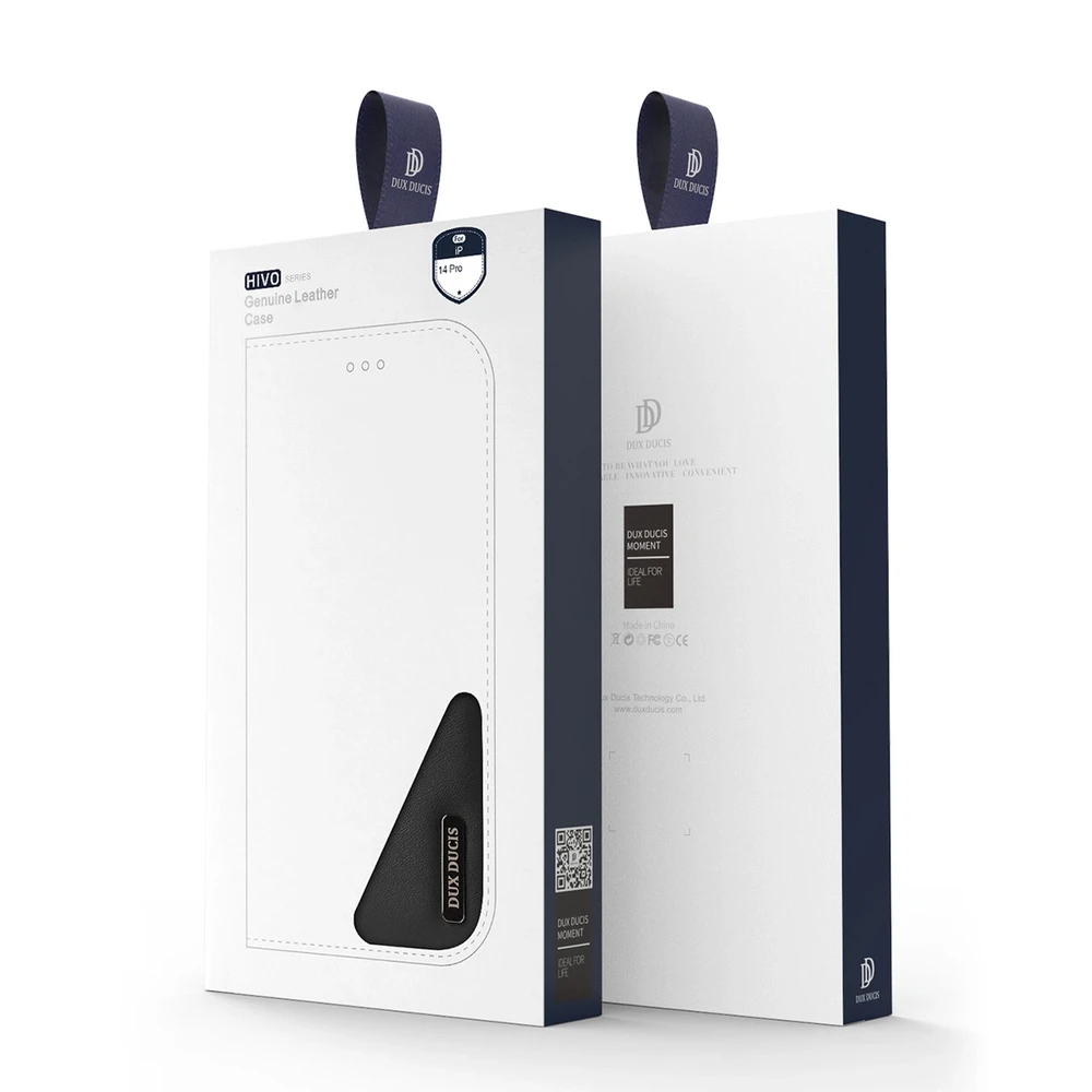 Dux Ducis Hivo dėklas skirtas iPhone 14 Pro, rudas