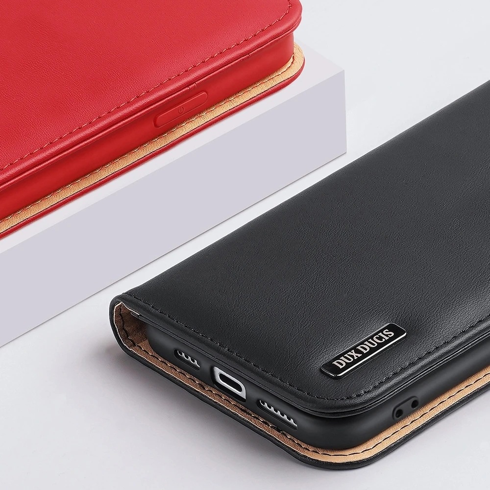 Dux Ducis Hivo dėklas skirtas iPhone 14 Pro Max, rudas