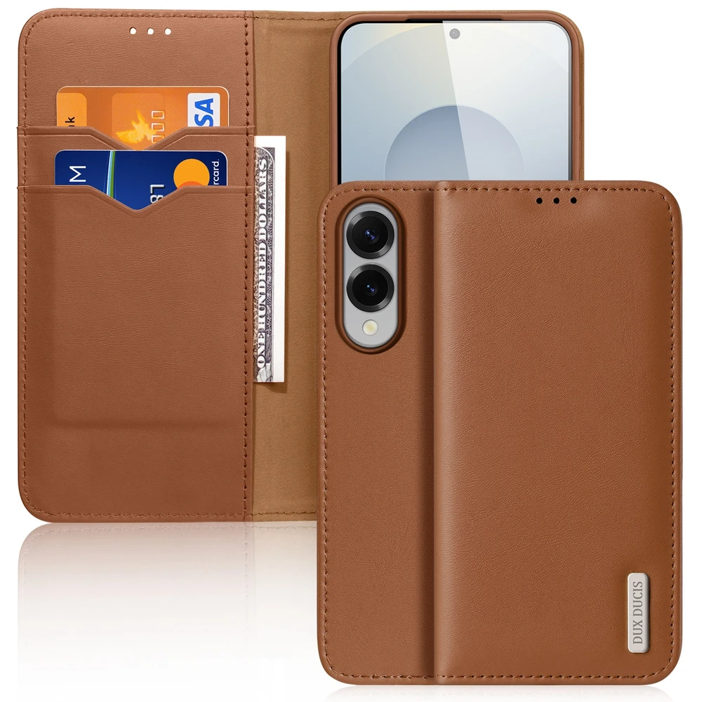 Dėklas Dux Ducis Hivo skirtas Samsung S937 S25 Edge rudas