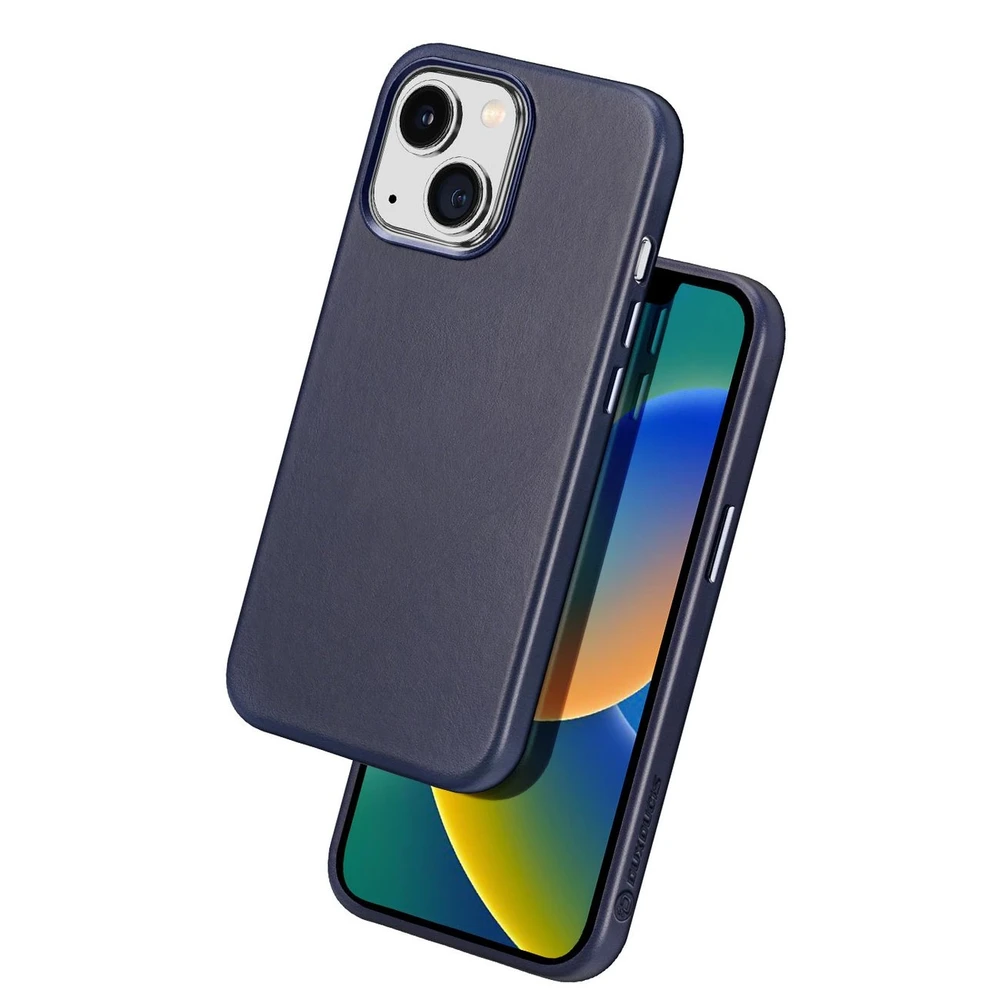 Dux Ducis Naples dėklas skirtas iPhone 14 Plus su MagSafe, mėlynas