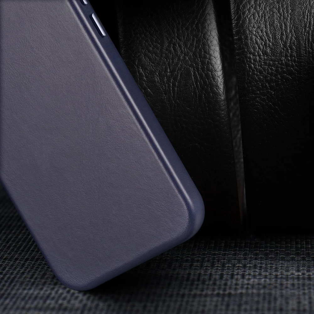 Dux Ducis Naples dėklas skirtas iPhone 14 Plus su MagSafe, mėlynas